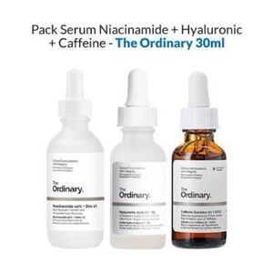 🆕 The Ordinary Most Loved Skincare Trio Set –Hyaluronic,Niacinamide,Caffeine